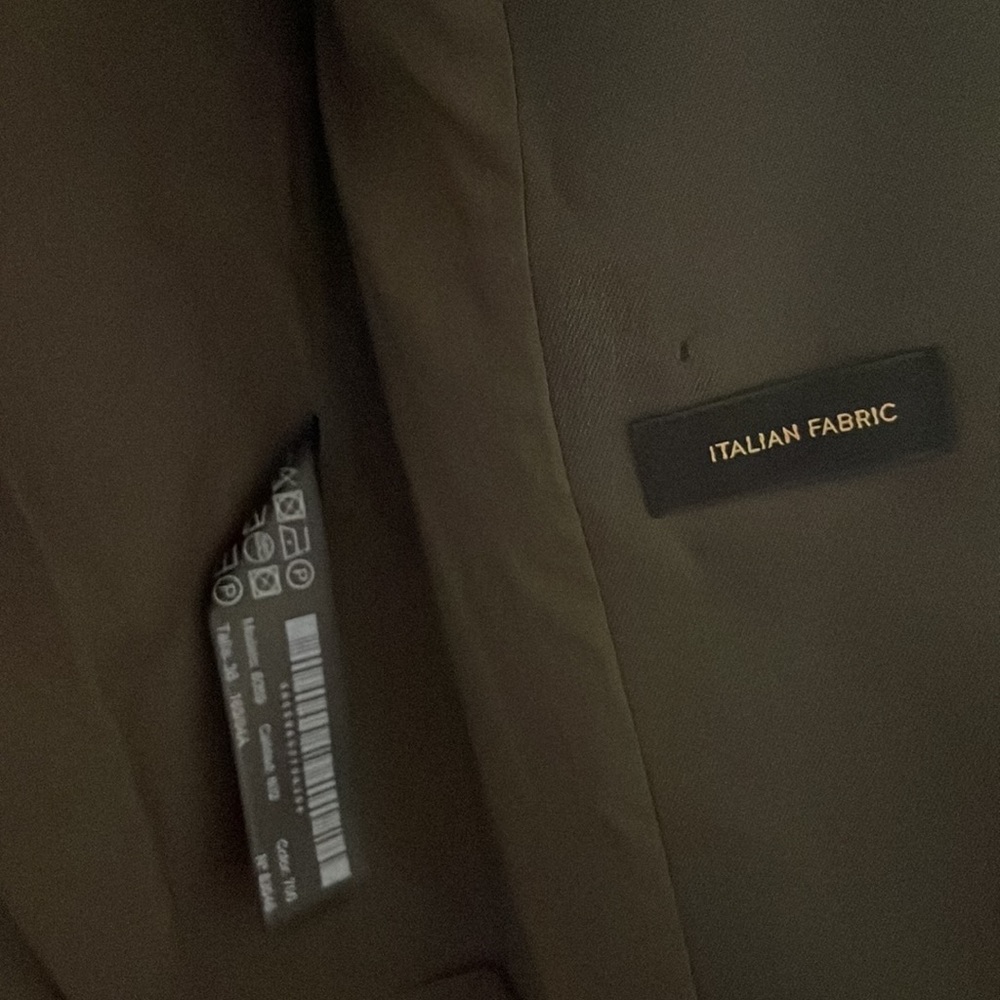 NWT Massimo Dutti Mock Double Breasted Suit Blazer - Picture 4 of 6